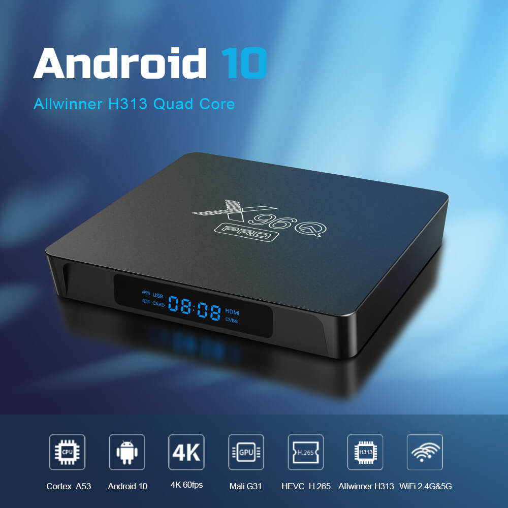 X96Q Pro Allwinner H313 android tv box: Your Ticket to a World of Entertainment