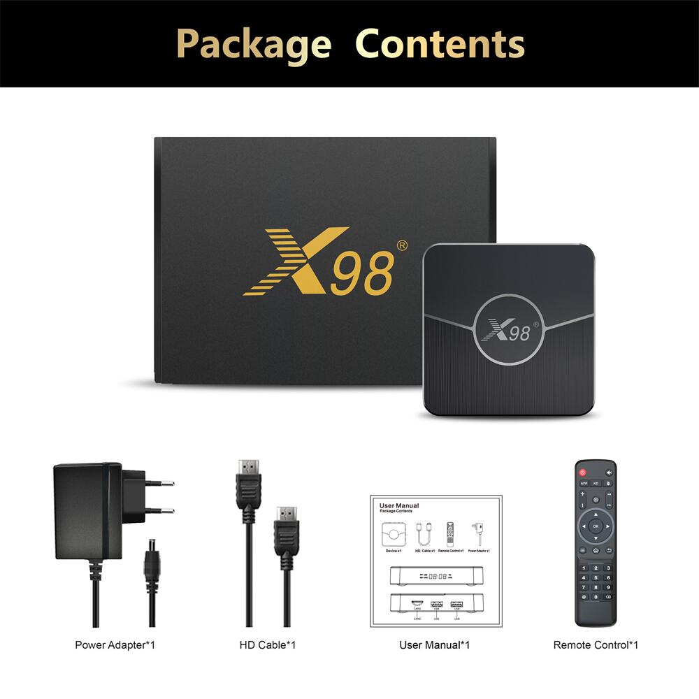 ODM X98Plus Amlogic S905W2 android tv box: Leading the Entertainment Revolution