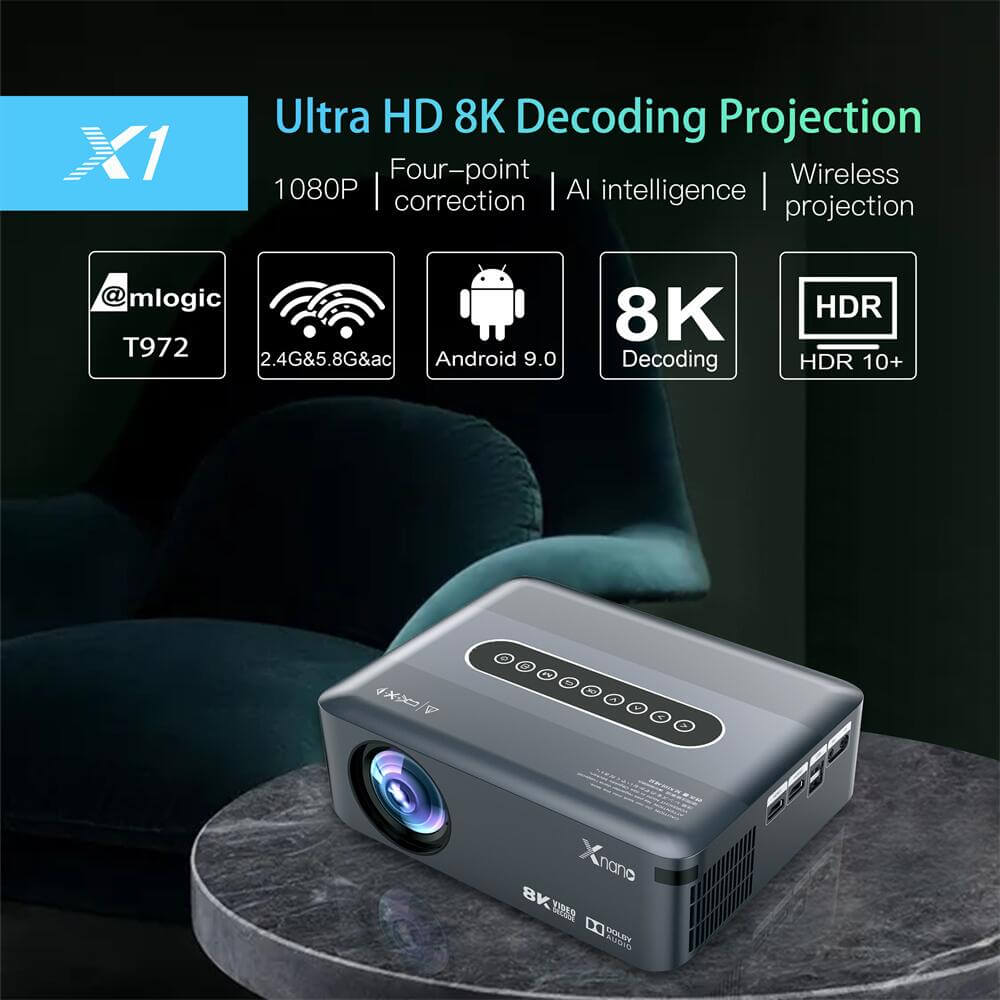 Unleash the Full Potential of Your TV with X1 Amlogic T972 android Projector