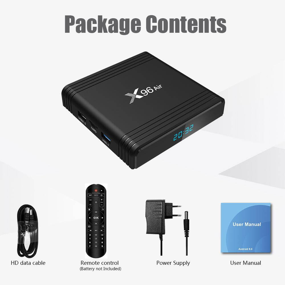 X96 Air Amlogic S905X3 IPTV box: China-Made Entertainment Marvels