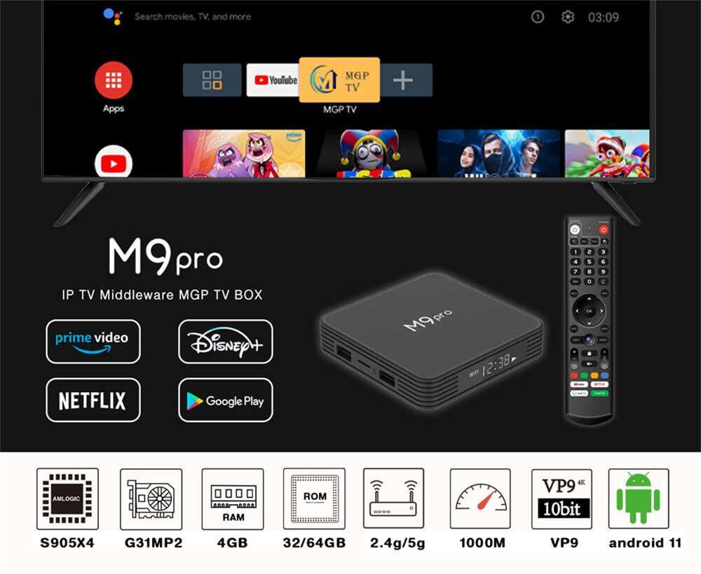 How much does it cost to OEM M9 Pro amlogic S905X4 smart tv box