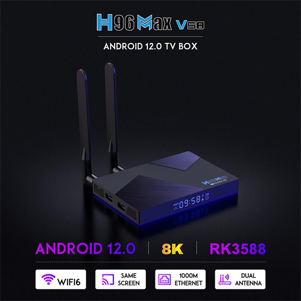 New Arrival: H96 MAX V58 Rockchip RK3588 android tv box