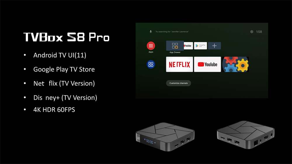 S8 Pro Amlogic S905W2 IPTV box: from China Original Manufacturer